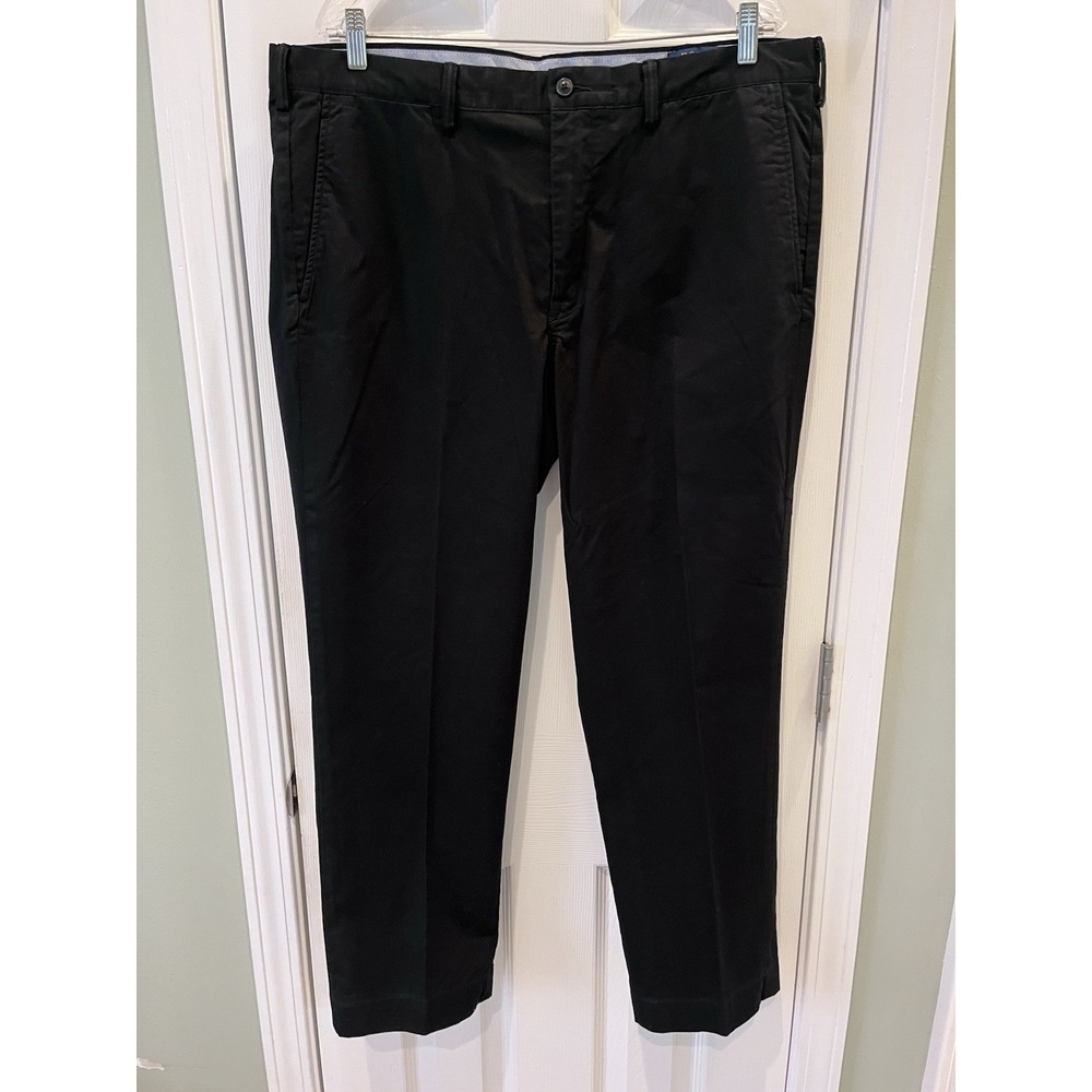Polo Ralph Lauren Stretch Straight Fit The Polo Chino Pant 38x29 Black Twill